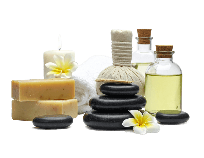 soap, aroma candle and parfumes