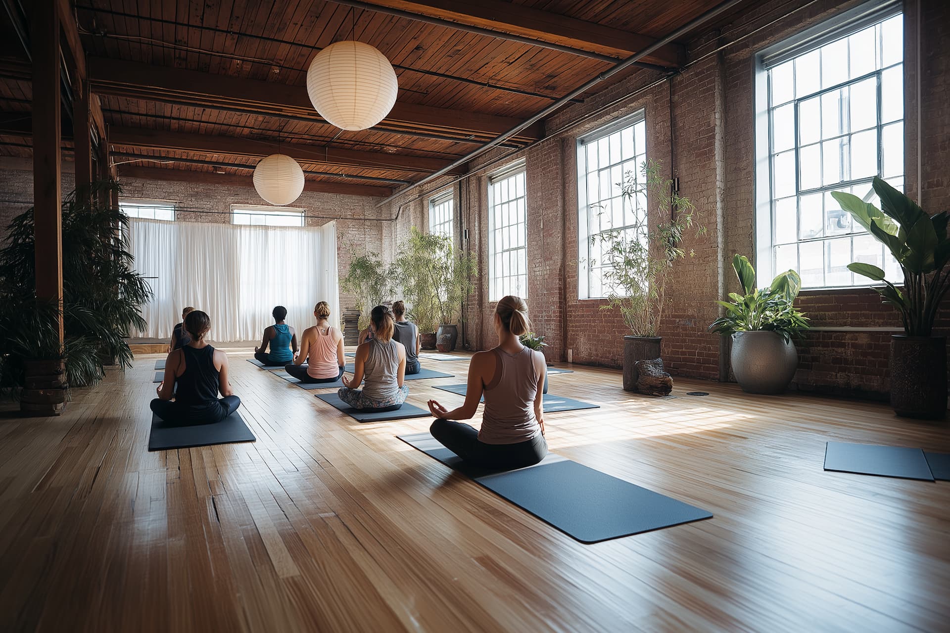 yoga session